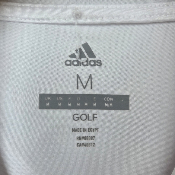 Adidas Men's White Hoodie Long Sleeve - Picture 3 of 6